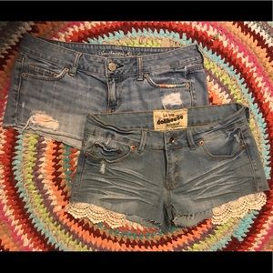American Eagle & Dollhouse Cutoff Shorts